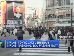 Inflasi Tokyo Oktober Melebihi Ekspektasi, Meningkat 2,7%