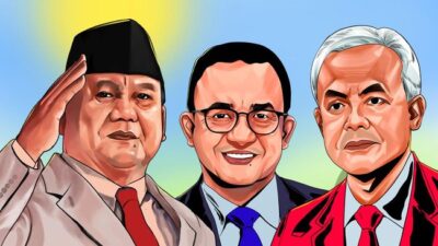 Pertarungan antara Prabowo, Anies, dan Ganjar