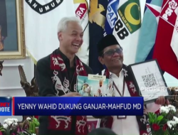 Yenny Wahid memberikan dukungan untuk pasangan Ganjar-Mahfud MD