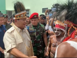 Prabowo Subianto Memberikan Donasi Rp 5 Miliar kepada Masyarakat Kamoro di Mimika