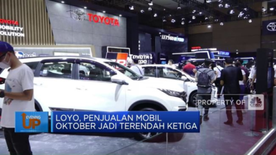 Penjualan Mobil Oktober Terendah Ketiga, Penurunan Penjualan Mobil Loyo