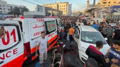 Mengerikan! Serangan Israel Ke Ambulans di Gaza Menyebabkan 15 Orang Meninggal