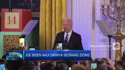 Joe Biden Mengakui Diri Sebagai Seorang Penganut Zionis