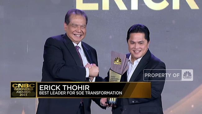 Erick Thohir Mendapatkan Penghargaan Sebagai Pemimpin Terbaik Dalam ...