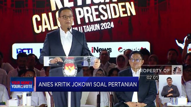 Anies Mengkritik Jokowi Terkait Permasalahan di Bidang Pertanian