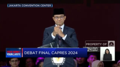 Video Bahasa Isyarat Anies yang Viral Membahas Perubahan dalam Debat Capres