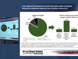 Survei Poltracking: Elektabilitas Prabowo-Gibran di Jatim Capai 60,1%, Tren Terus Naik