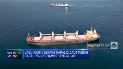 Harga Angkutan Kapal Internasional Naik Drastis Akibat Serangan Houthi