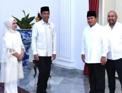 Hari Kedua Lebaran, Prabowo Subianto Sarapan Bareng Jokowi di Istana Negara