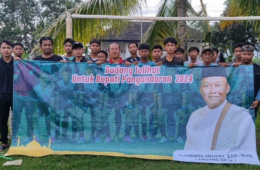 Milenial Pangandaran Mendeklarasikan Dukungan Dadang-Iwan untuk Maju Pilkada 2024