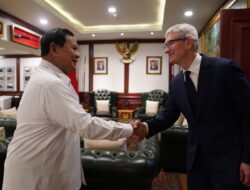 After Sending a Congratulatory Letter, Apple’s CEO Tim Cook Visits Prabowo Subianto, the President-Elect