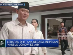 AHY Mengirimkan Doa Khusus untuk Jokowi di Hari Lebaran dengan Saling Bersalaman