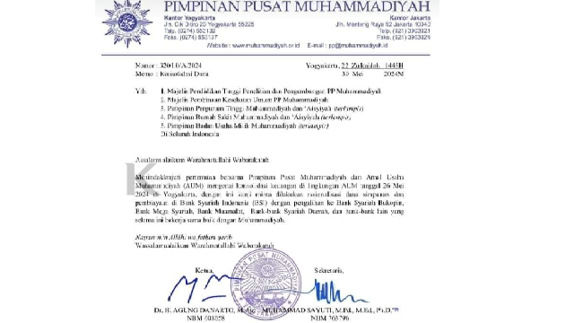 Dana Rp 13 Triliun Ditarik Muhammadiyah dari BSI, NU Dapat Tambang