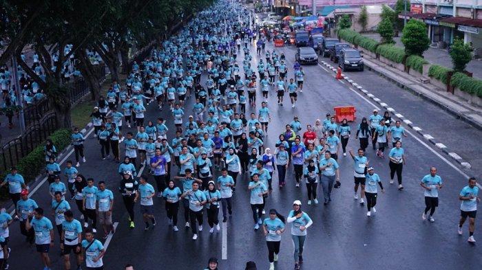 Riau Bhayangkara Run 2024: Jalan Sudirman Pekanbaru Dipadati 10 Ribu Peserta Seperti Lautan Manusia