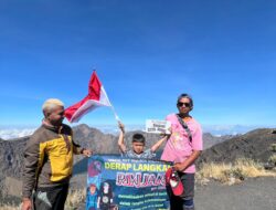 Anak SD dan Sang Ayah Sukses Mendaki Gunung Rinjani, Membangun Kesadaran Lingkungan Sejak Dini