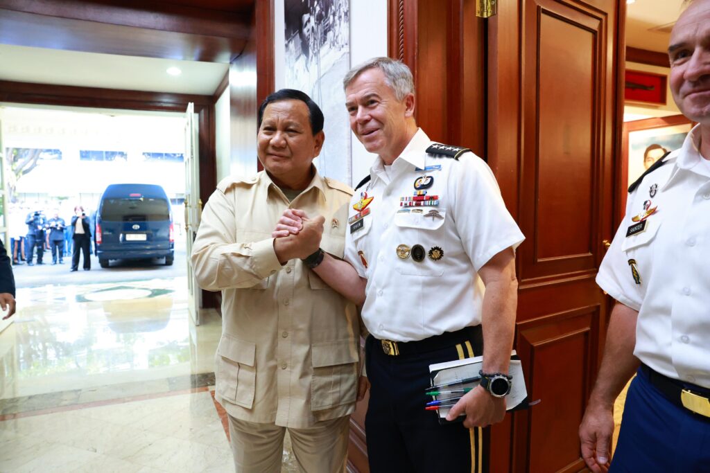 Prabowo Subianto Welcomes Commander of U.S. Special Operations Command, Discusses Strengthening Partnership