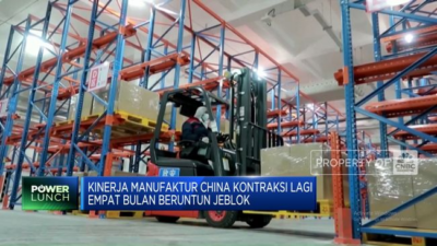 Kinerja Manufaktur China Terus Menurun, Kontraksi Sepanjang 4 Bulan Beruntun