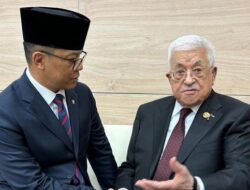 Sugiono Bertemu dengan Presiden Palestina Mahmoud Abbas di Rusia, Berdialog seperti Ini