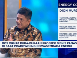 Investasi Panas Bumi AS di RI: Wawasan Menjanjikan
