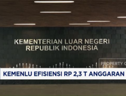Kemenlu Tahun 2025: Efisiensi Anggaran Rp 2,3 Triliun