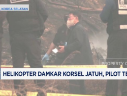 Pilot Tewas dalam Kecelakaan Helikopter Pemadam Kebakaran Hutan di Korsel