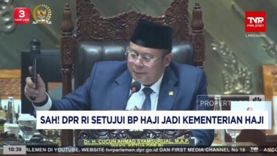 RUU Haji Disahkan Menjadi UU, BP Haji Jadi Kementerian